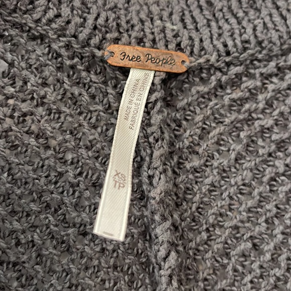 Super soft Free People extra small grey sweater. - Picture 2 of 9